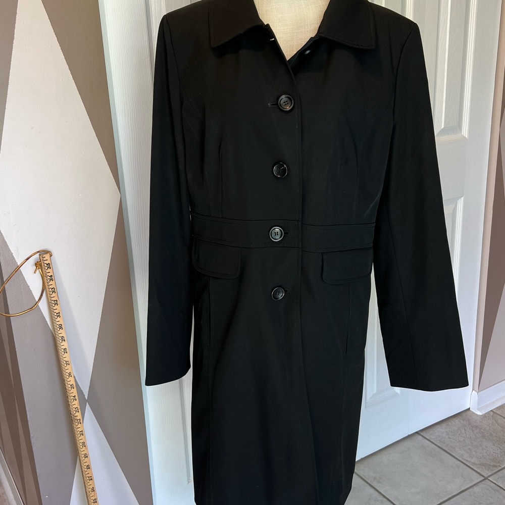 Ann Taylor black coat size large